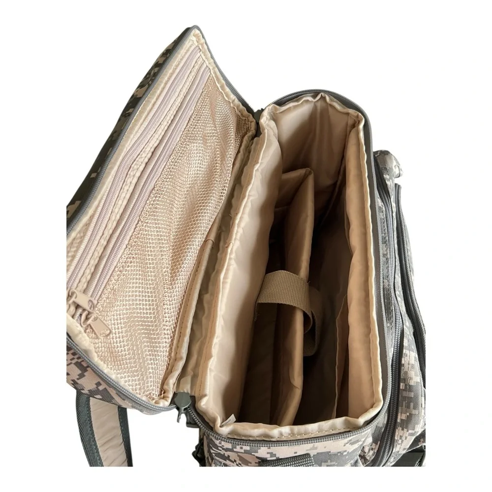 Tactical ACU Digital Camo Messenger Backpack - Multi-Pocket Range Bag